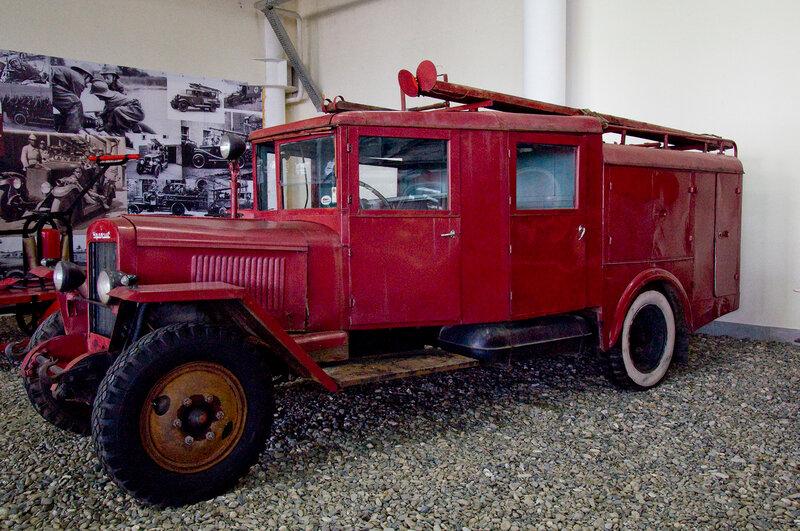 苏联的各种老式消防车