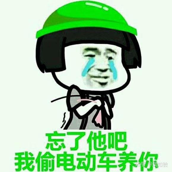 忘掉他吧,我偷电动车养你