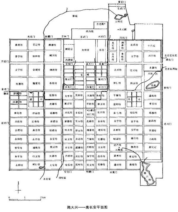 盘点中国古代都城平面图