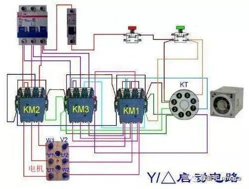 简要了解星三角启动接线图