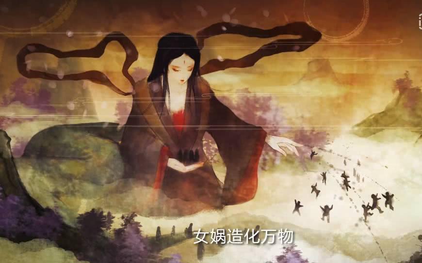 女娲补天时的裂痕是如何产生的?女娲又是用什么材料补好的?