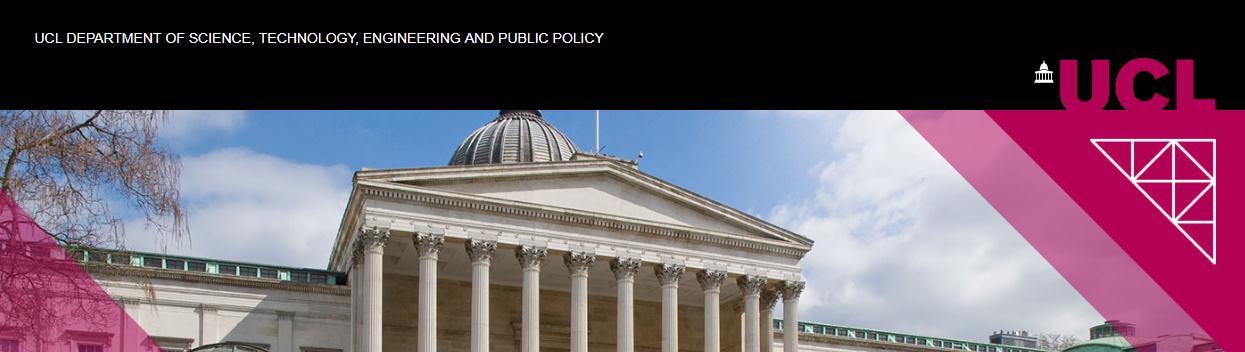 ucl steapp - 伦敦大学学院科学,技术,工程与公共政策