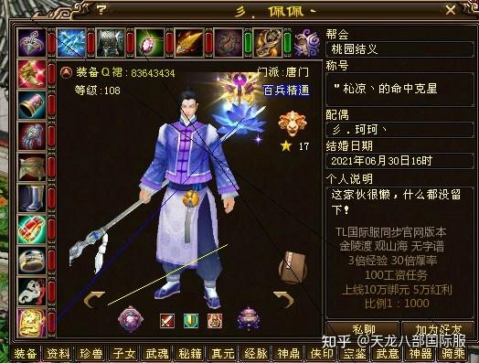 天龙八部国际服极品手工