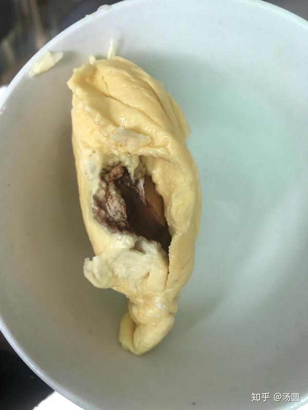 这片榴莲是坏了吗?