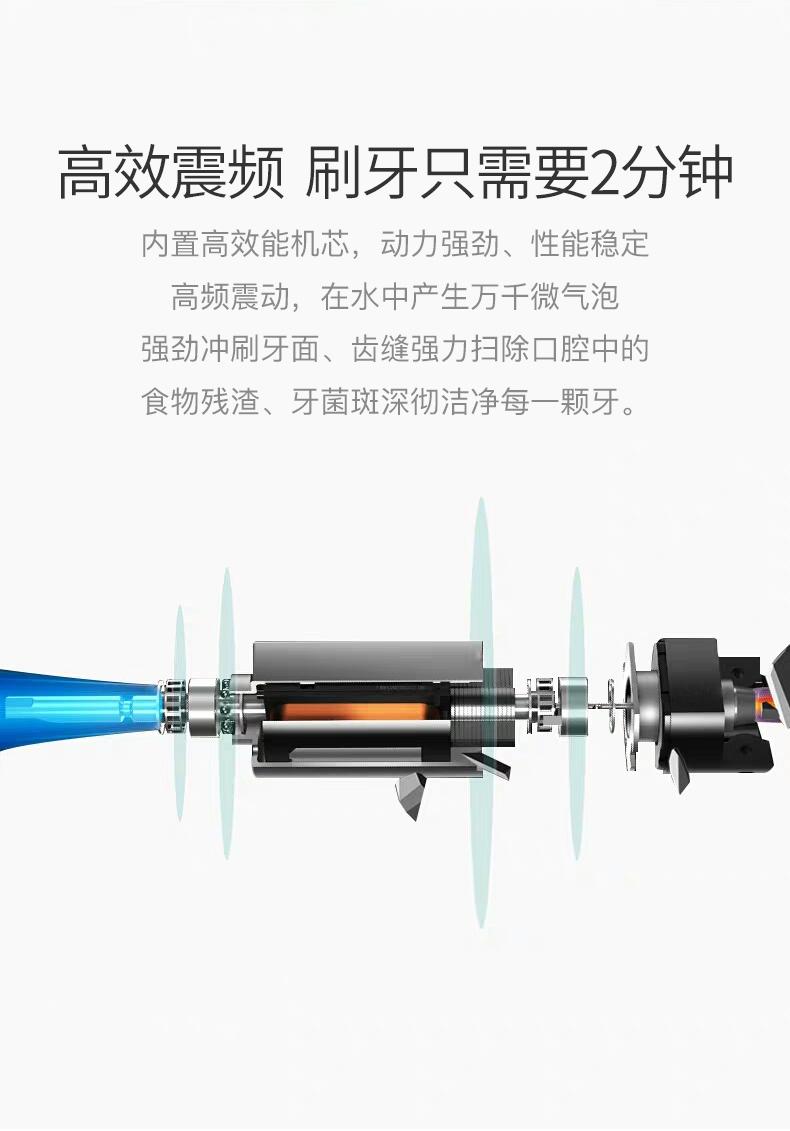 声波式电动牙刷工作原理