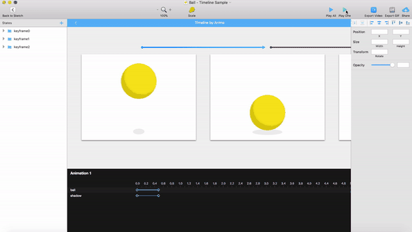 翻译用sketch设计动画timeline插件