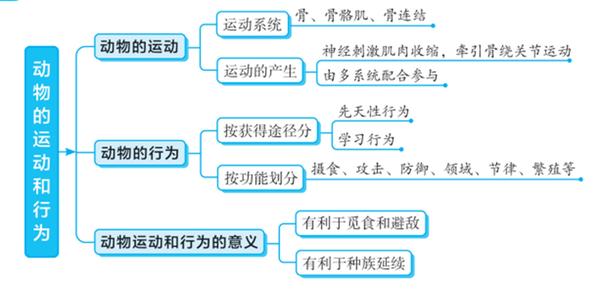 初中生物章节思维导图学员自制8张完整版(通儒学习圈精制-免费共享)