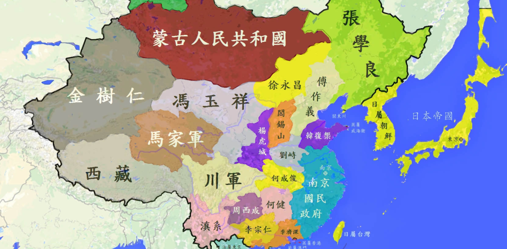 【史图馆】中国历代疆域变化60 民国肇始 军阀混战