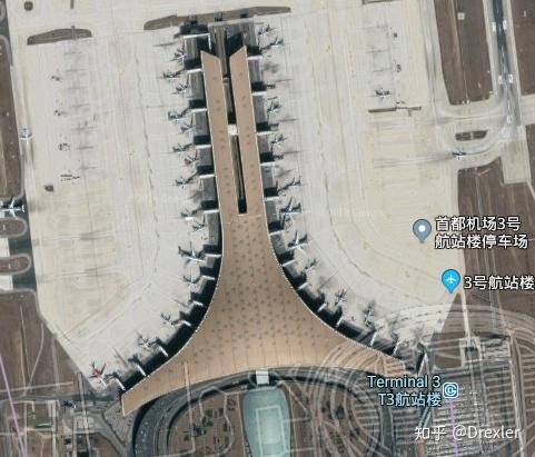 比如深圳宝安机场,大家可以自行搜索比照. 当然北京大兴