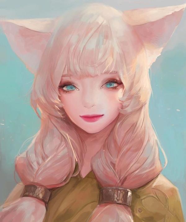 韩系画师笔下的美少女插画,每一张都有独特的美感!