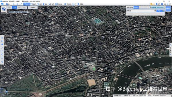 英国伦敦卫星地图(来源:bigemap大地图)