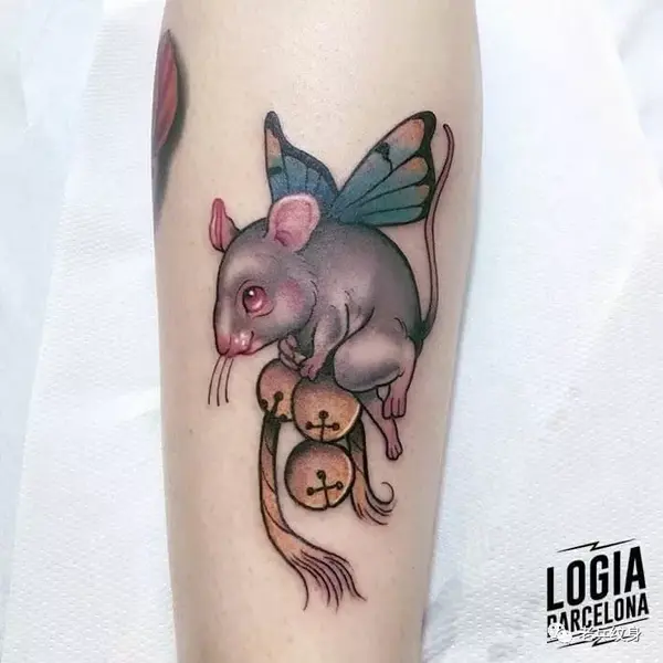 纹身素材——老鼠图案