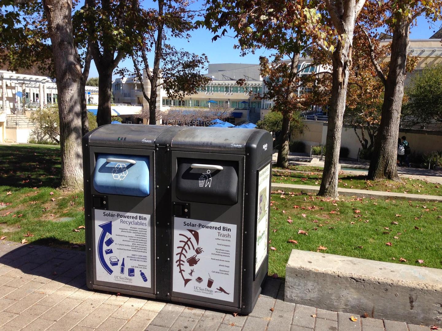 ucsd景观记(十八)bigbelly trash bin