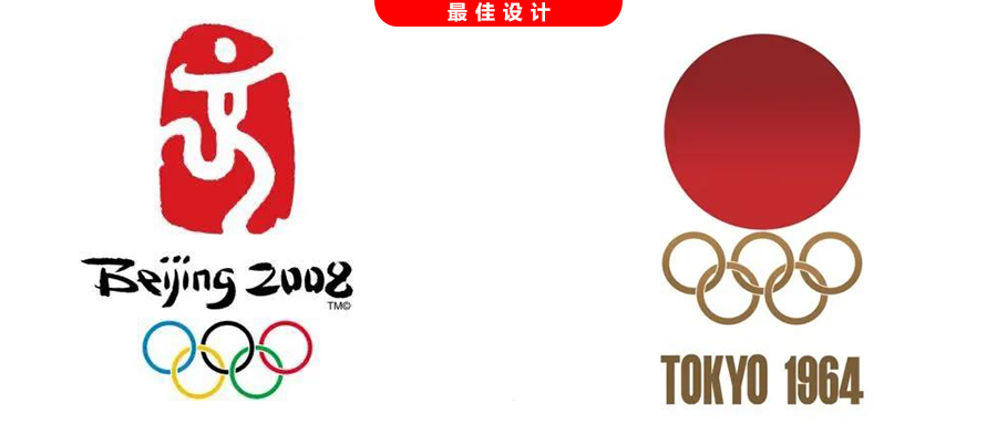 43个奥运logo设计大排名,北京奥运标志设计位居第三!