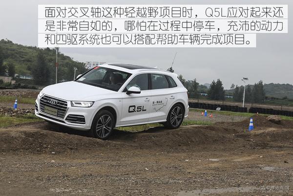 奥迪q5L拖车钩打开图解,奥迪Q5L前后牵引图解 四驱性能变弱了?场地试驾全新奥迪q5l