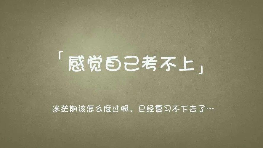 感觉时间不够用,一直焦虑着玩手机,哭唧唧……——【小白考研】