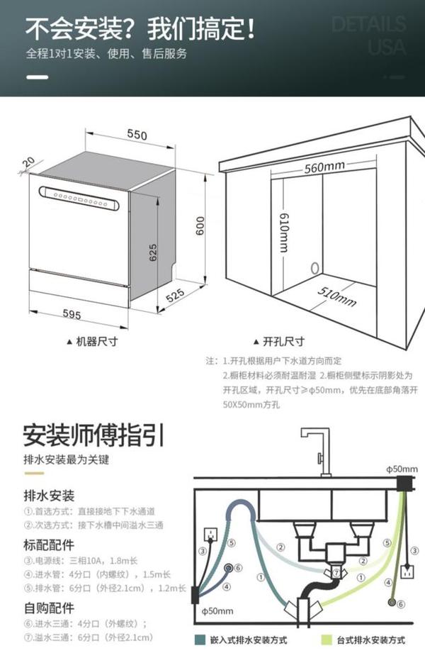 你家里是否能安装洗碗机呢?