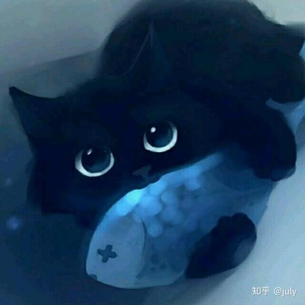 感觉命中注定一样,我那会头像就是黑猫,用了好久的微信头像 感觉在