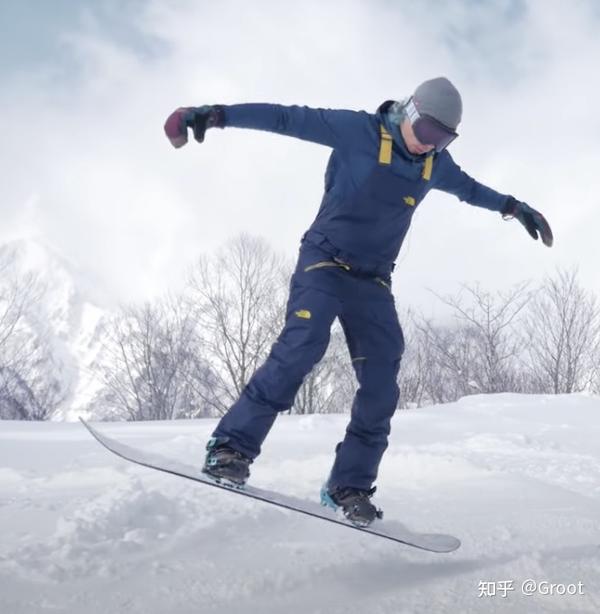 单板滑雪中的重心转移