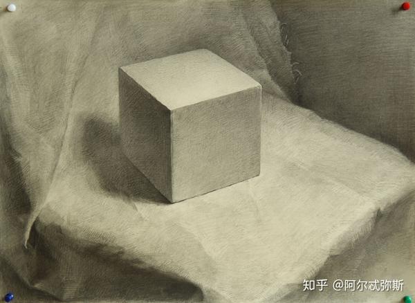 俯视角度的立方体应该怎么画?