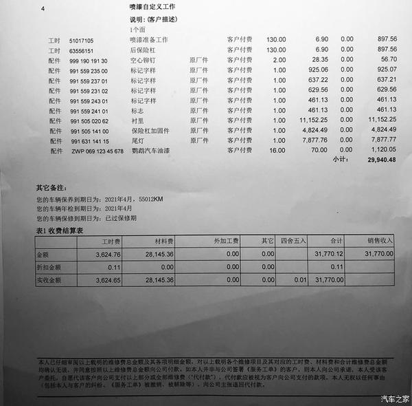 入手2个月我的保时捷9114s翘臀被撞