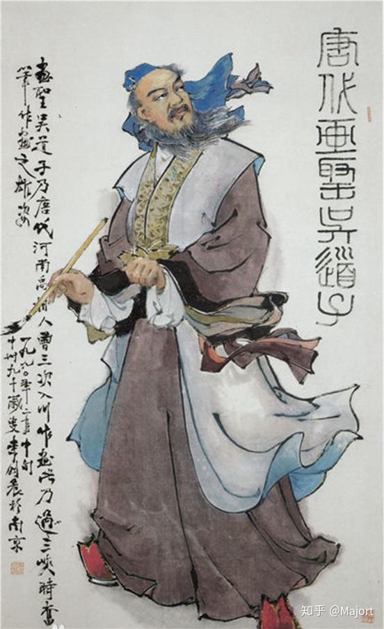 唐代著名画家"画圣"吴道子