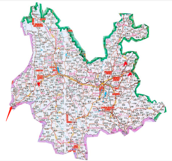 首先云南足够大,瑞丽足够偏 云南是中国的边陲,瑞丽市边陲中的边陲.