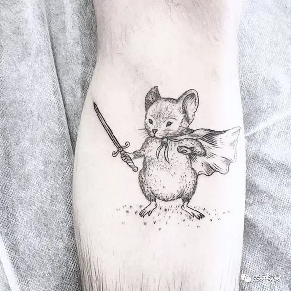 纹身素材——老鼠图案