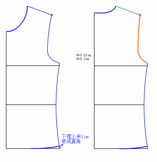 【衣千金作品】夏季女t恤服装打版纸样裁剪教程