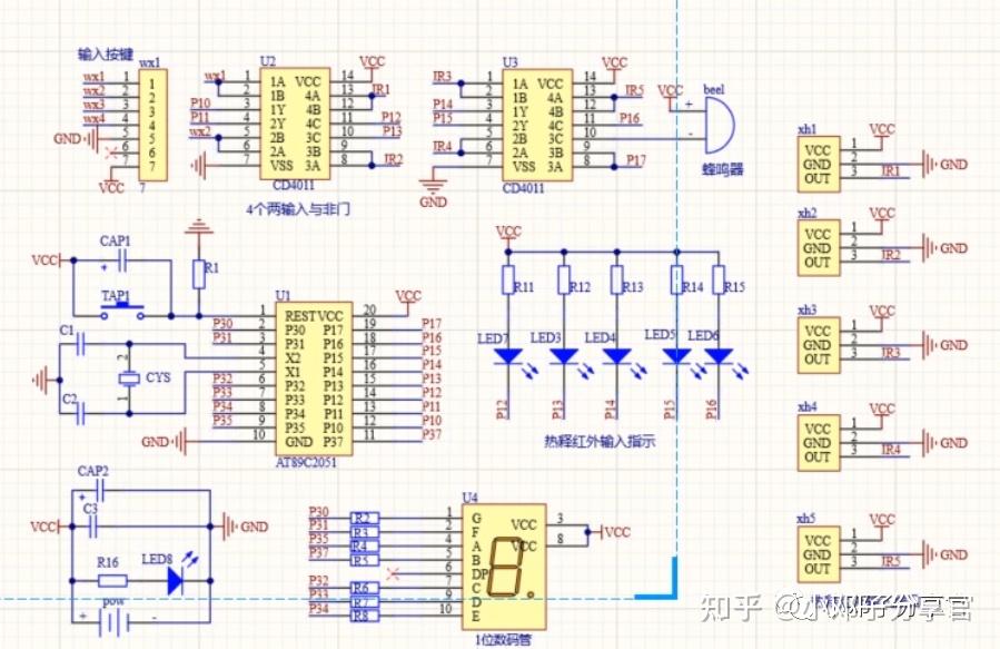 005基于51单片机的多路热释电红外报警器proteus仿真与实物设计 知乎