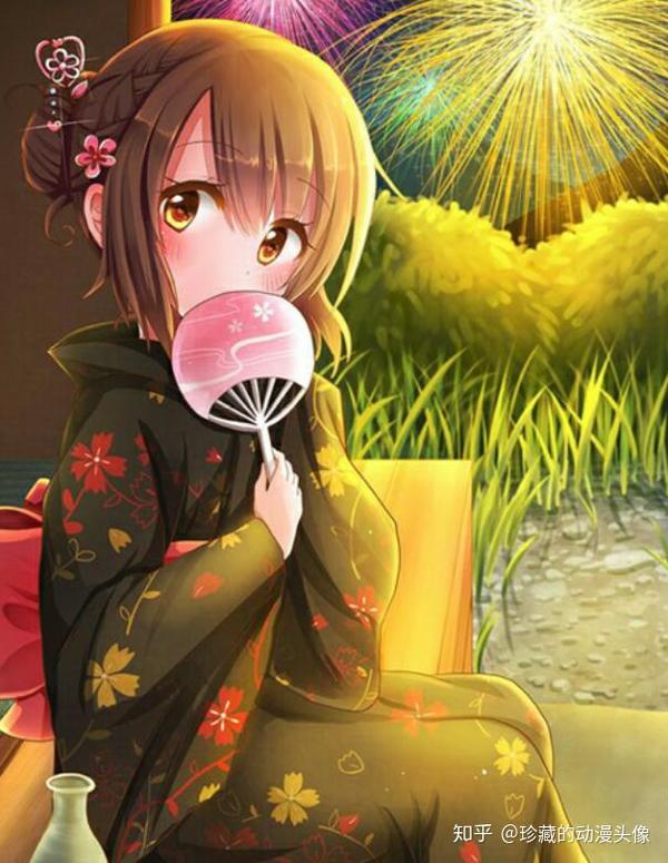 珍藏的动漫头像&联盟圈动漫(二次元和风美图欣赏 ) 小圆圈本期分享