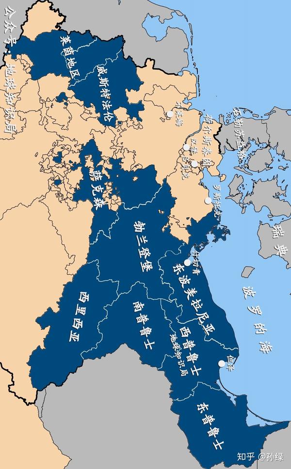 在领土和海岸线扩展的同时,普鲁士还得到了瑞典6艘65吨的单桅小炮船.