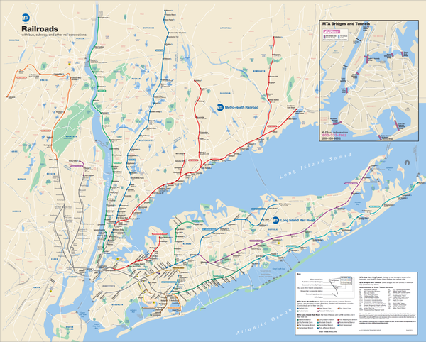 包括lirr长岛铁路,metronorth大都会北方铁路,实际地图
