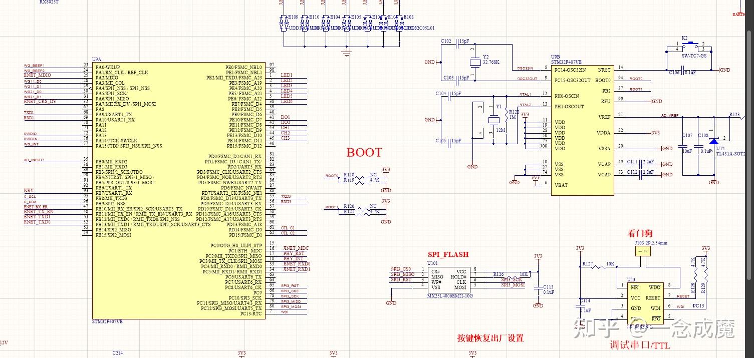 stm32f103c8t6原理图,stm32f103rct6封装图 实训用stm32f103c8t6可以做啥简单的实物原理图什么样的