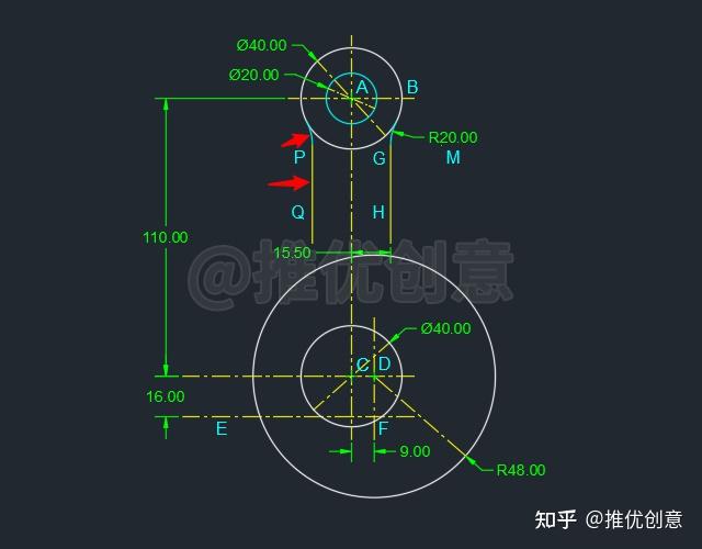 机械制图画吊钩跪求大神指点