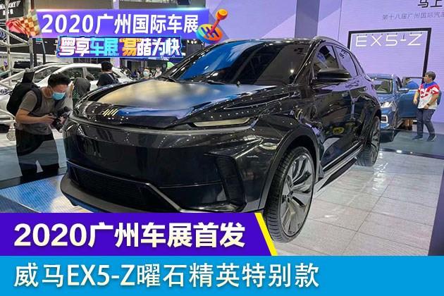 2020广州车展威马ex5z曜石精英特别款亮相