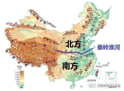 广义上来说,我国南北方的划分是秦岭-淮河分界线