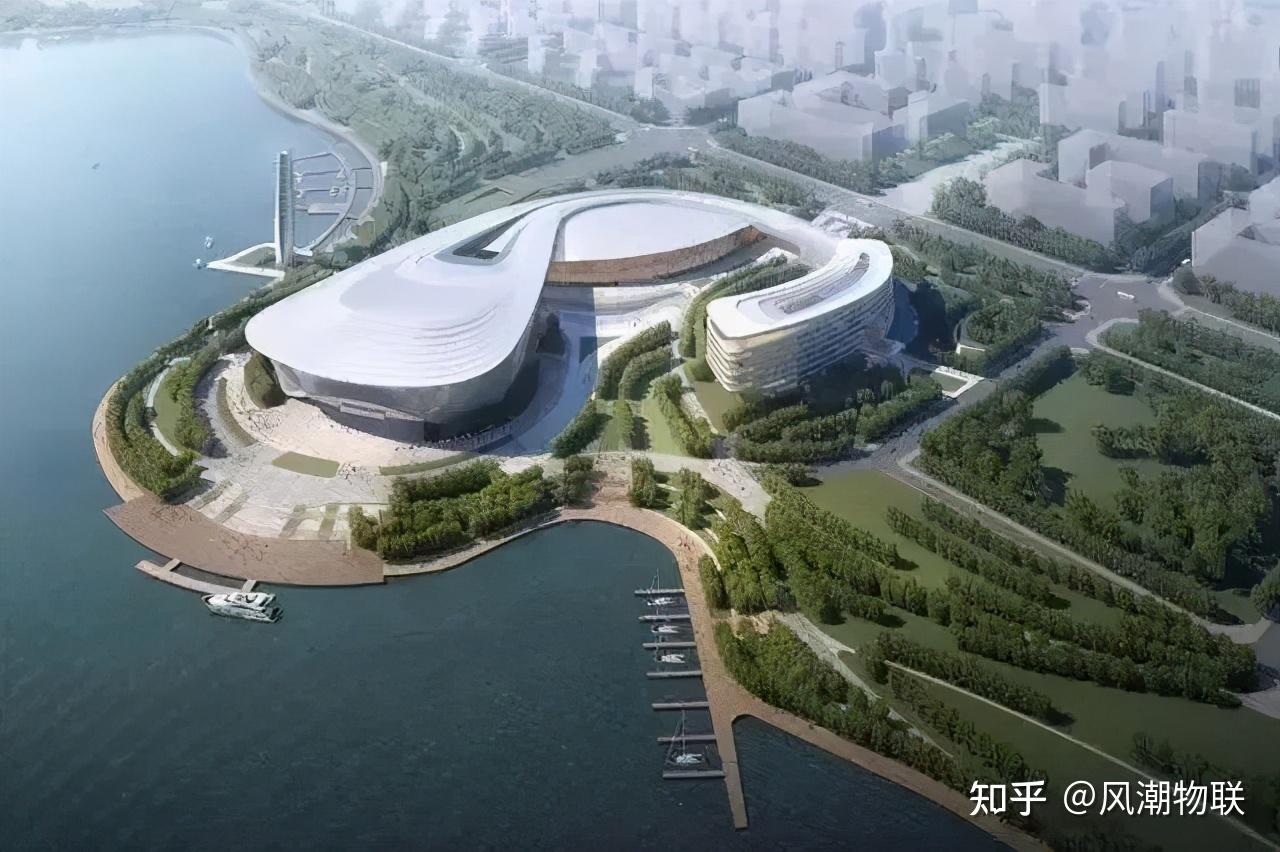 同样在建设的,还有黄河国家博物馆,目前正在进行试桩作业,承建单位将