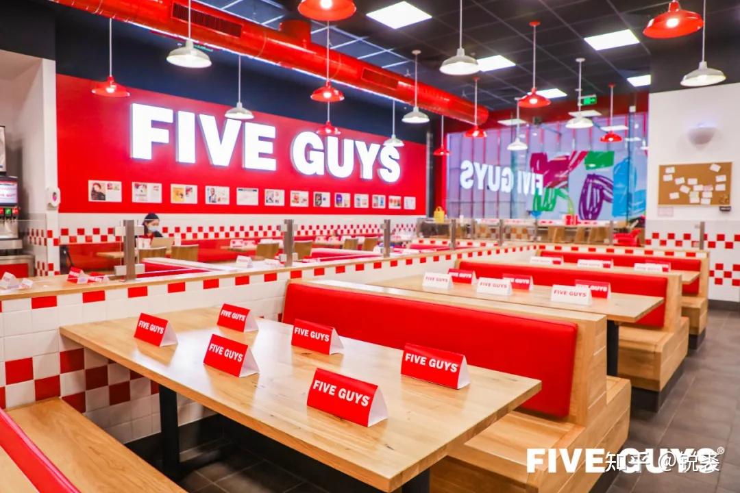 fiveguys今日正式开业淮海路又喜提一家知名汉堡品牌店