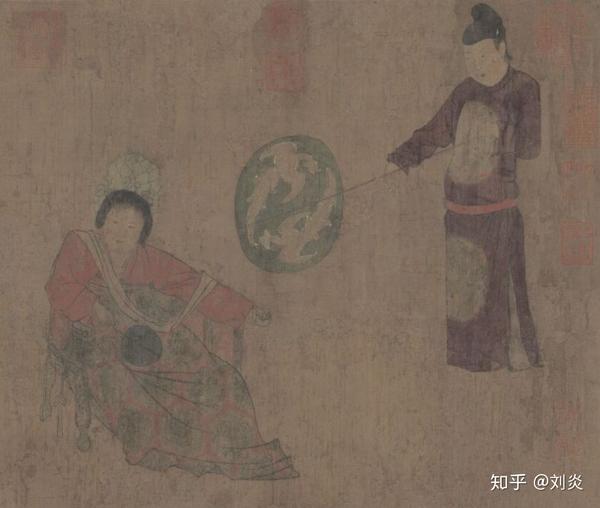 唐 周昉(传) 《挥扇仕女图》