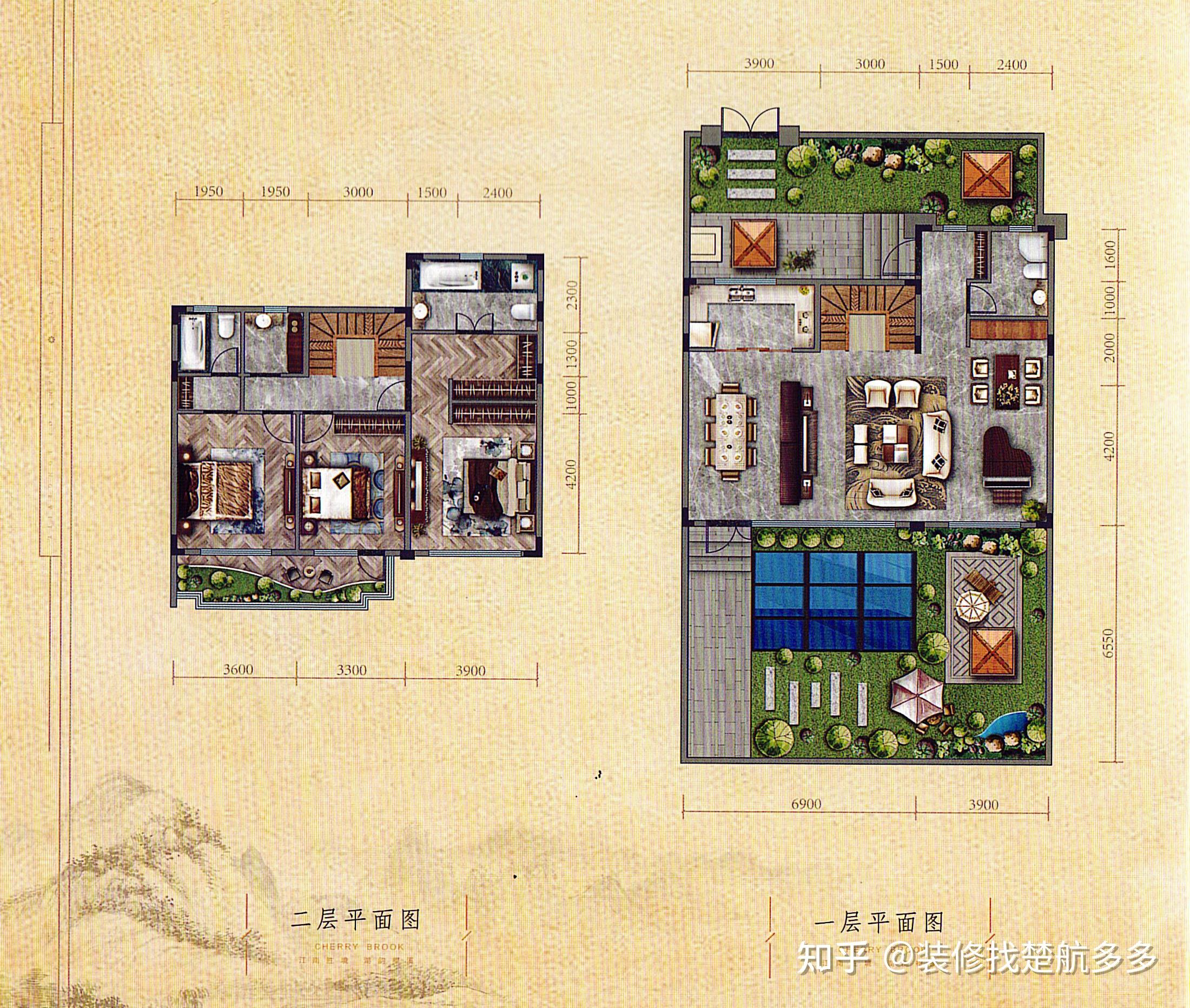 辽宁营口栢仕樱溪178-219平现代风格装修效果图