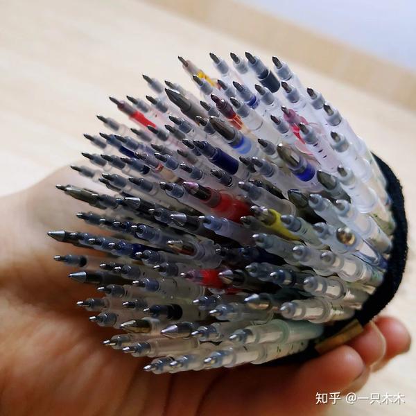 考研过程中用完的笔芯