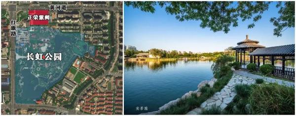 星光广场以东, 南面就是占地约33公顷的天津市区第三大公园——长虹