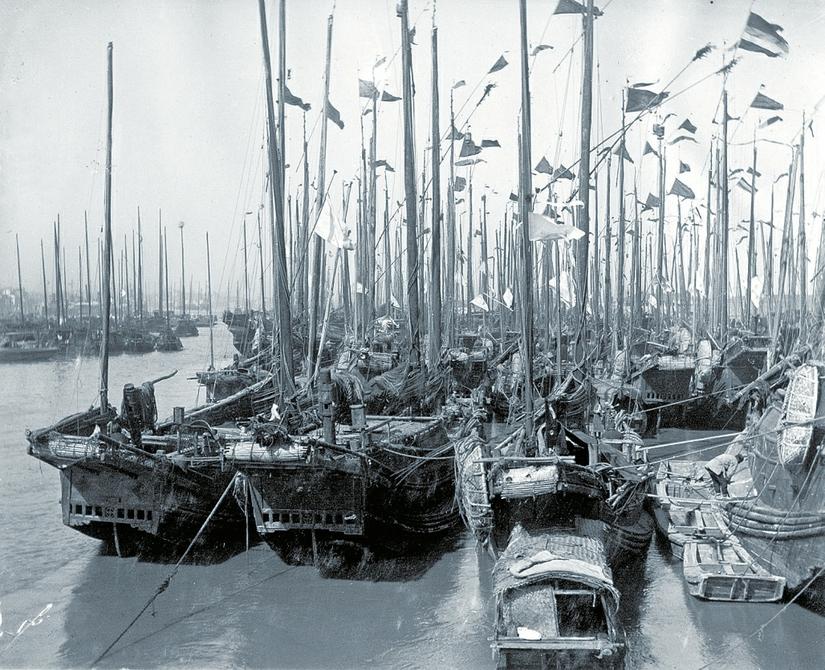鸦片战争之前香港和上海都不是小渔村