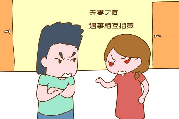 夫妻互相指责