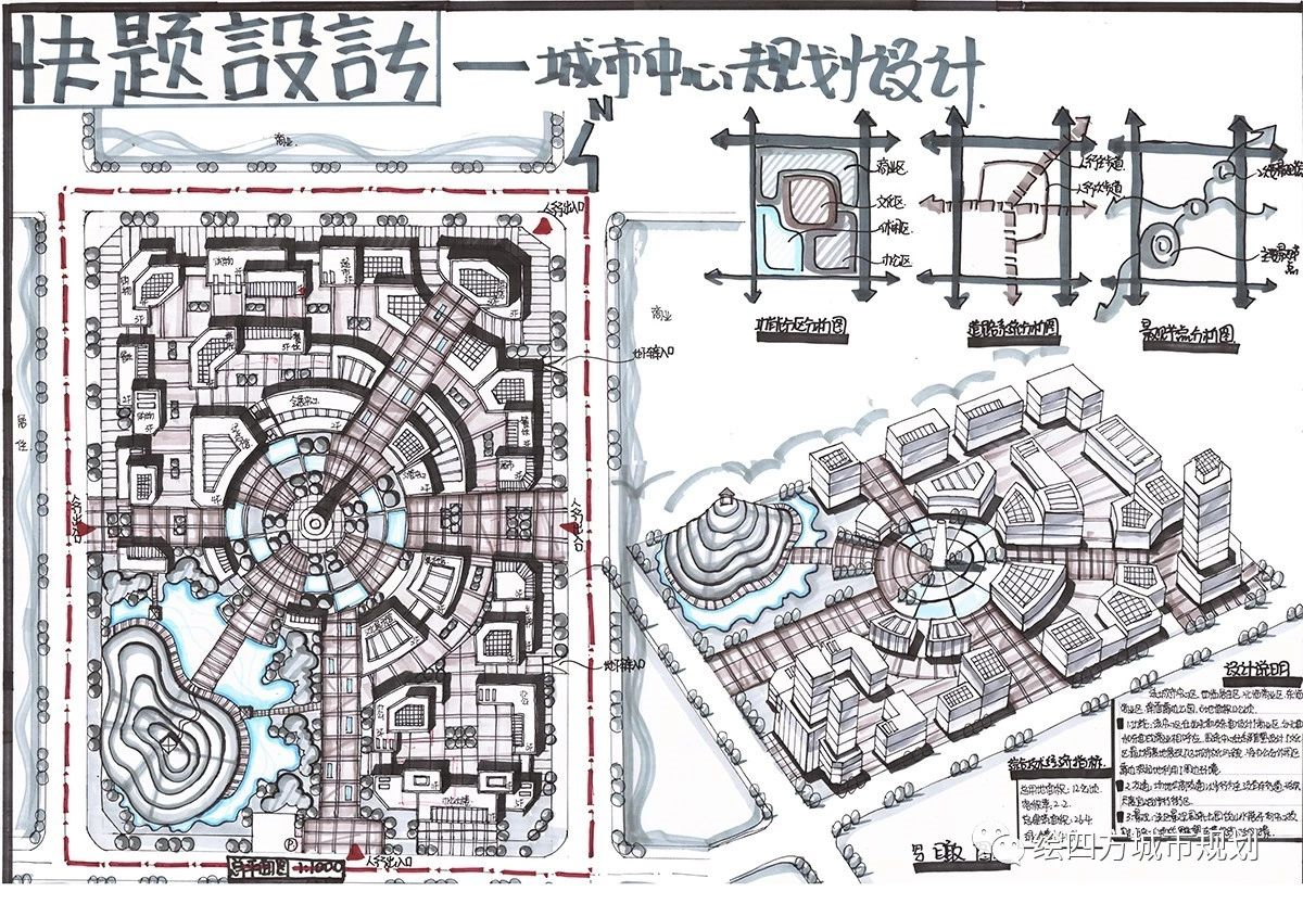 哈尔滨工业大学规划最新真题解析哈尔滨工业大学规划最全快题作品分享