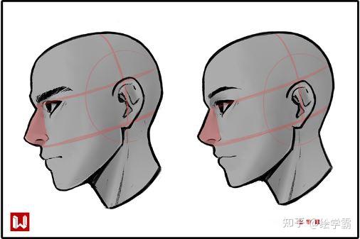 动漫人物正面鼻子画法