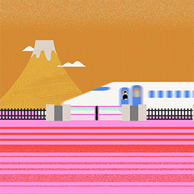 14个gif带你了解日本新干线