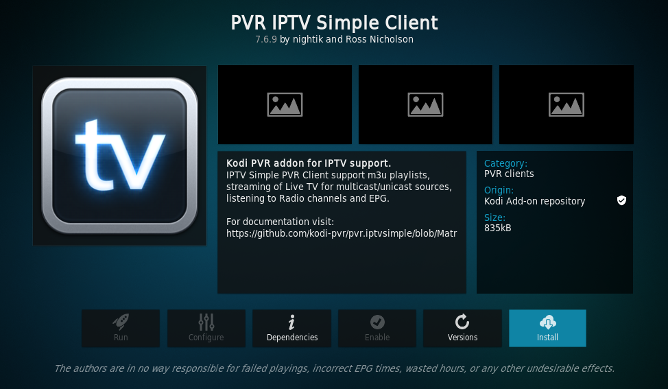 kodi上当然也可以看iptv,首先要装一个插件.