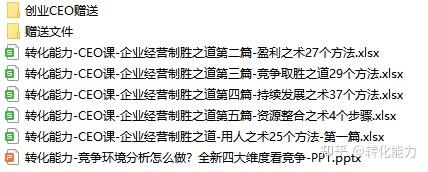 内容过多,只展示部分转化能力创始人龚其形与你共同